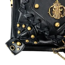Schouder / been / heuptas - steampunk - gothic - retro stijl - leerTassen