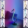 LED-nachtlampje - Bluetooth - app-bediening - 180° draaibaar - RGB - muzieknootvormVerlichting