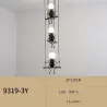 Moderne plafondlamp - zittende ijzeren poppenPlafondverlichting