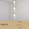 Moderne plafondlamp - zittende ijzeren poppenPlafondverlichting