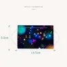 Protective face / mouth mask - disposable - 3-ply - colorful stars printed - for children - 50 piecesMouth masks