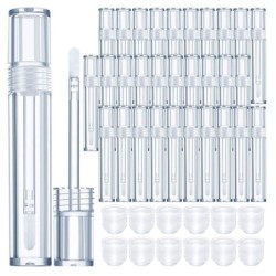 Lege transparante lipgloss containers - met lippenspons stick - 5ml - 20 stuksLippenstiften
