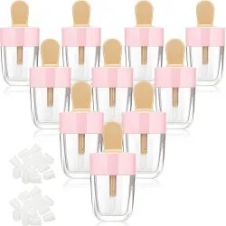 Lege transparante lipgloss containers - ijsvorm - 8 ml - 20 stuksLippenstiften