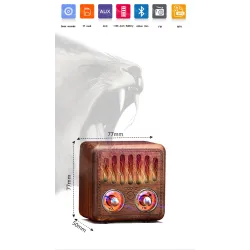 Retro plastic speaker - digital FM radio - BluetoothBluetooth speakers