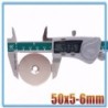 N35 - neodymium magneet - sterke ronde schijf - met 6 mm gat - 50 * 5 mmN35
