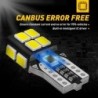 Car LED light bulb - T10 - 2835 SMD - W5W - Canbus - 6000K white - 10 piecesT10