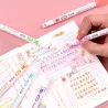 Roller pen - art maker highlighter - with patterns - stars - wave - clouds - hearts - 6 piecesPens & Pencils