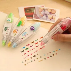 Creatieve correctietape - pen - corrector - decoratieve stickerPennen & Potloden