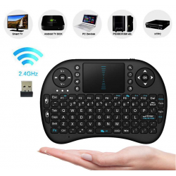 Android TV Box-afstandsbediening - touchpad - pc - Bluetooth - Engels toetsenbordToetsenborden