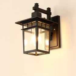 Retro buitenwandlamp - waterdicht - vierkantWandlampen