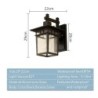 Retro outdoor wall lamp - waterproof - squareWall lights