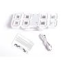 Moderne 3D digitale wandklok - LED - USB - met alarmfunctieKlokken