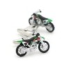 Moderne manchetknopen - groene motorfietsManchetknopen
