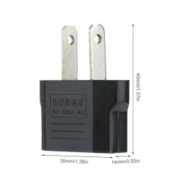 EU naar VS converter - adapter - rond naar plat - reisstekker - Amerikaanse stekkerStekkers