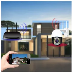 Beveiliging CCTV-camera - nachtzicht - buiten - WiFi - 2MP - PTZ - HD - 1080PBeveiligingscamera's