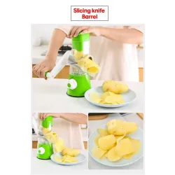 Handmatige groente/fruit snijmachine - snijder - raspKeukenmolens