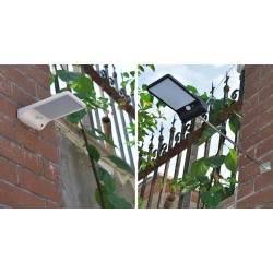 Solar powered wall light light - waterproof lamp - motion sensor - 48 LEDStreet lighting