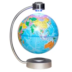 Magnetische levitatie wereldbol - LEDBeelden & Sculpturen