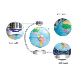 Magnetische levitatie wereldbol - LEDBeelden & Sculpturen