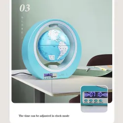 Bluetooth speaker - magnetic levitation - floating world globe - with clockBluetooth speakers