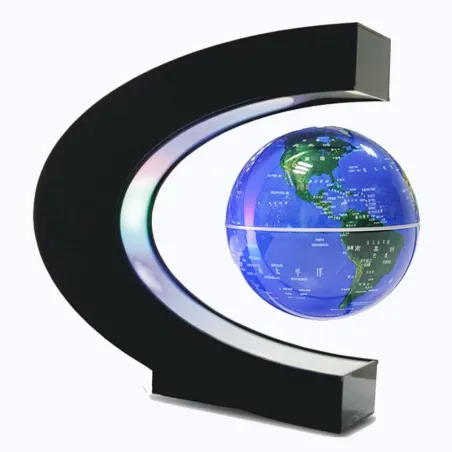 Magnetische levitatie - zwevende wereldbol - LEDBeelden & Sculpturen