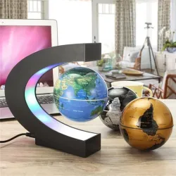 Magnetische levitatie - zwevende wereldbol - LEDBeelden & Sculpturen