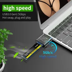 M2 SSD-behuizing - M.2 naar USB 3.0 - SATA NGFF Caddy HDD-kaartComputer & Laptops