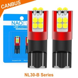 NAO - T10 - W5W - LED - 5W / 6W - car bulb - 2 piecesT10