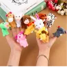 Vingerpoppetjes - dierenvorm - pluche kinderpoppen - 10 stuksBaby & Kinderen