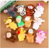 Vingerpoppetjes - dierenvorm - pluche kinderpoppen - 10 stuksBaby & Kinderen