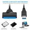 USB 3.0 naar SATA 22-pins kabel - 2,5 inch SSDHarde schijven