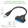 USB 3.0 naar SATA 22-pins kabel - 2,5 inch SSDHarde schijven