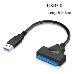 USB 3.0 naar SATA 22-pins kabel - 2,5 inch SSDHarde schijven