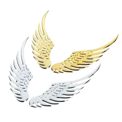 3D metalen vleugels - auto / motor sticker - 2 stuksStickers
