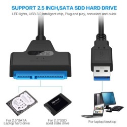SATA naar USB 3.0 / 2.0 / type-C - kabel - adapter - 2,5 inch externe SSD HDDSSD harde schijven