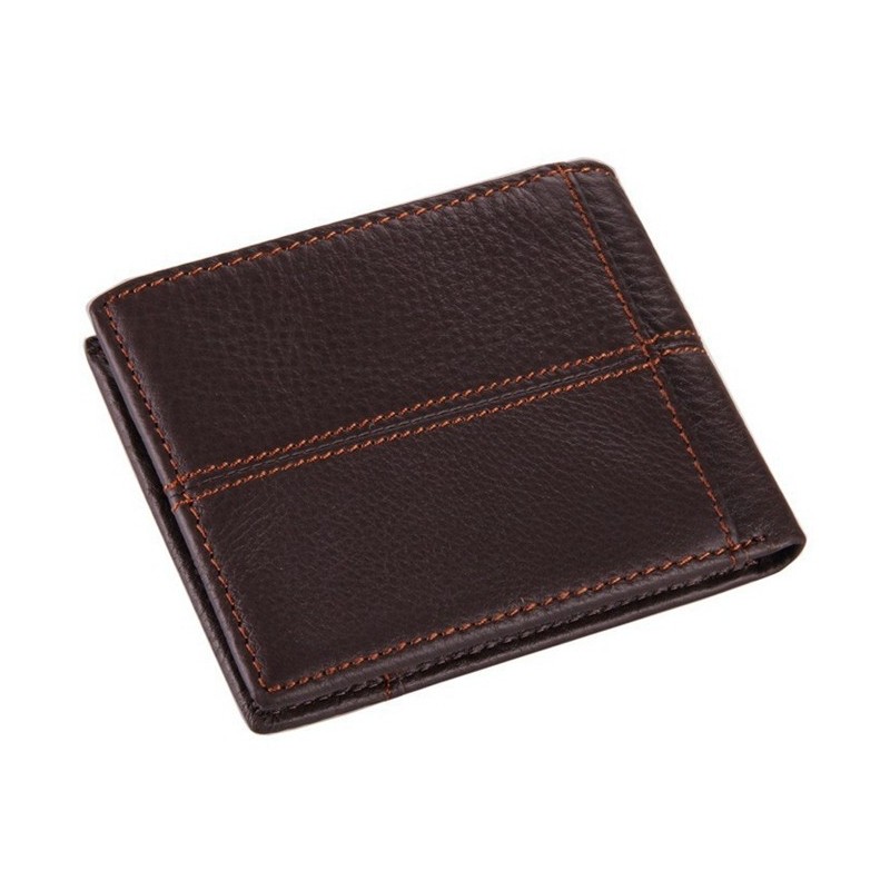 Elegant men's wallet - genuine cow leatherWallets