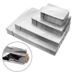 Aluminium voedselzakjes zilverzegel - vacuüm - 100 stuksKeuken