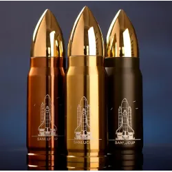 Geïsoleerde isoleerfles - drinkfles - raket / space shuttle - RVSThermosflessen