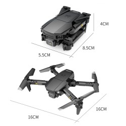 HJ78 Mini - WiFi - FPV - 4K HD dubbele camera - opvouwbaar - RC Drone Quadcopter - RTFR/C Drone