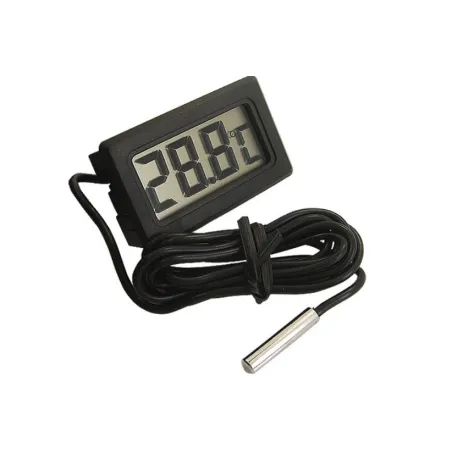 Digital thermometer - LCD display - probe sensorAquarium