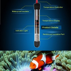 Aquarium boiler - met thermometer - regelbaar - 25W - 50W - 100W - 200W - 300WAquarium