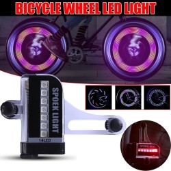 Buntes Fahrradspeichenlicht - 32 LED - 30 Muster