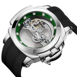 SWISH - luxe automatisch horloge - tourbillon - skeleton design - lichtgevendHorloges
