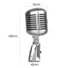 Vintage style microphone - dynamic vocal - with standMicrophones