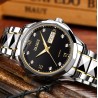 HAIQIN - mechanical automatic watch - stainless steel - gold / blackWatches