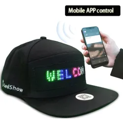 Luminous LED baseball cap - Bluetooth controlHats & Caps