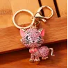 Crystal cat - keychainKeyrings