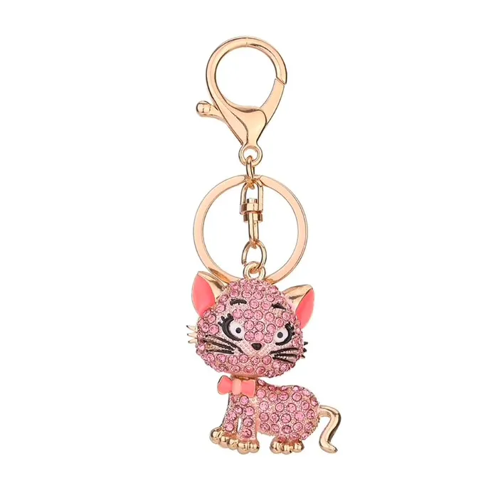Crystal cat - keychainKeyrings