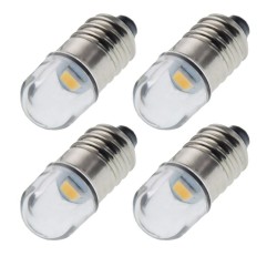 E10 - 1447 - LED lamp - 3V / 6V / 12V - 4 / 8 stuksE10