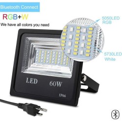 60W - Bluetooth - RGB - LED floodlight - outdoor reflector with musicFloodlights